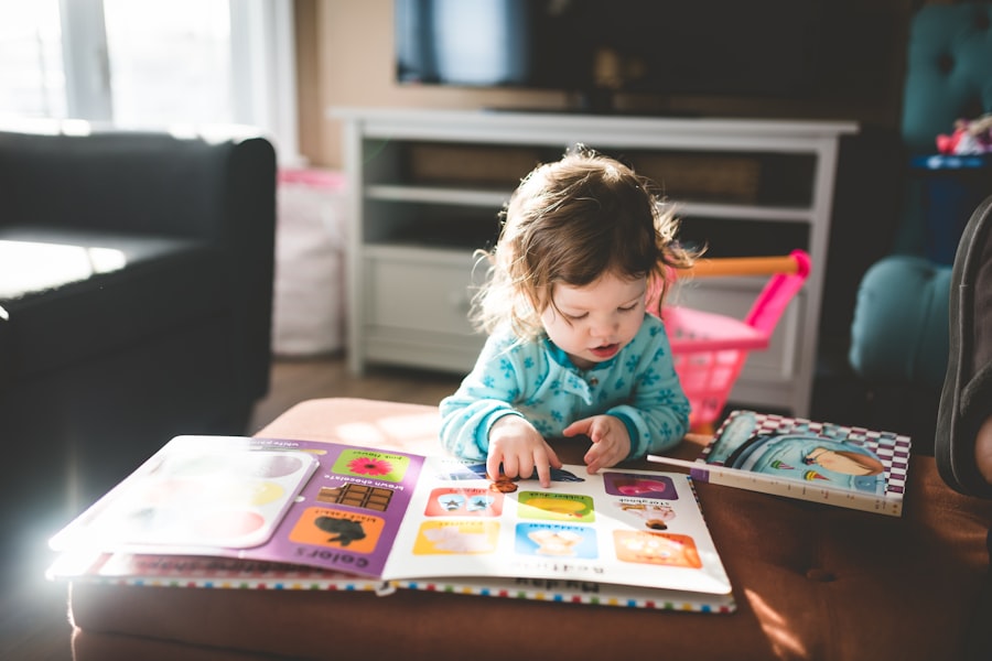 Children reading books